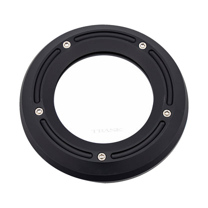 TRASK - ASSAULT DERBY COVER WITH WINDOW - MATTE BLACK - SOFTAIL