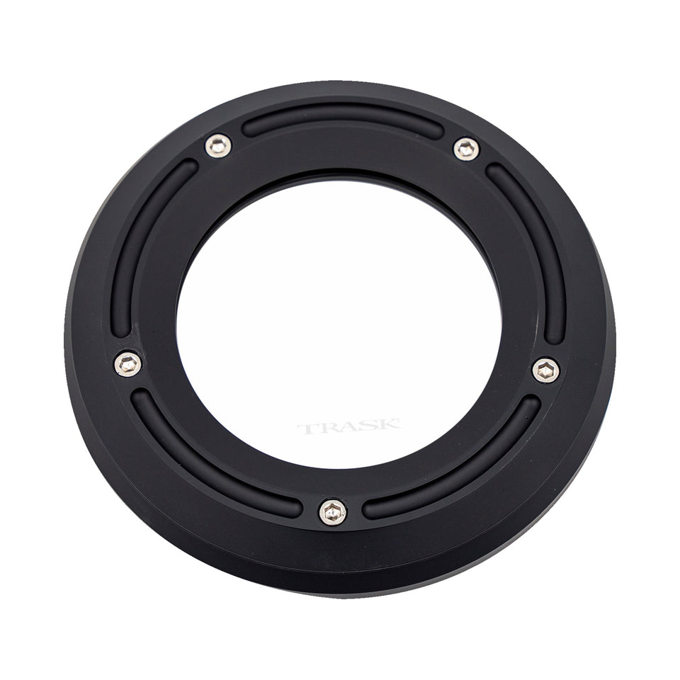 TRASK - ASSAULT DERBY COVER WITH WINDOW - MATTE BLACK - SOFTAIL