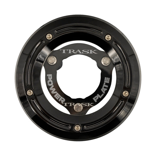 TRASK - DERBY COVER WITH POWER PLATE - BLACK - KIT - '18-'25 SOFTAIL