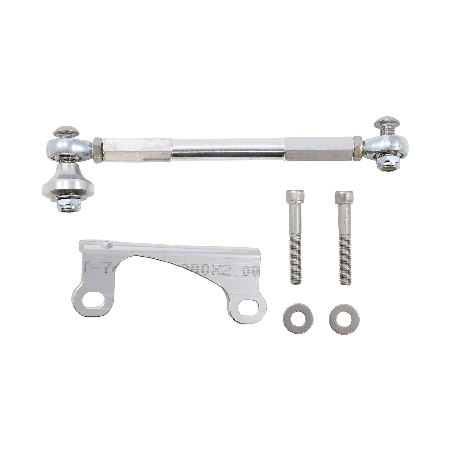 ALLOY ART - FRAME STABILIZER - RAW - '09-'16 HARLEY-DAVIDSON
