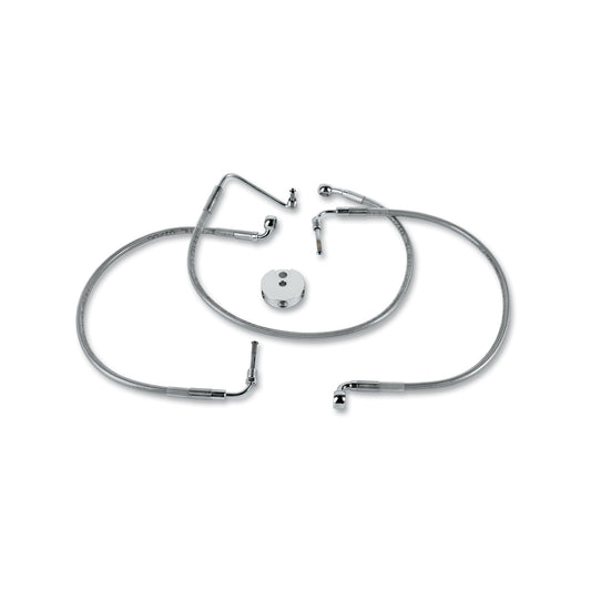 DRAG SPECIALTIES - BRAKE LINE - FRONT - STAINLESS STEEL