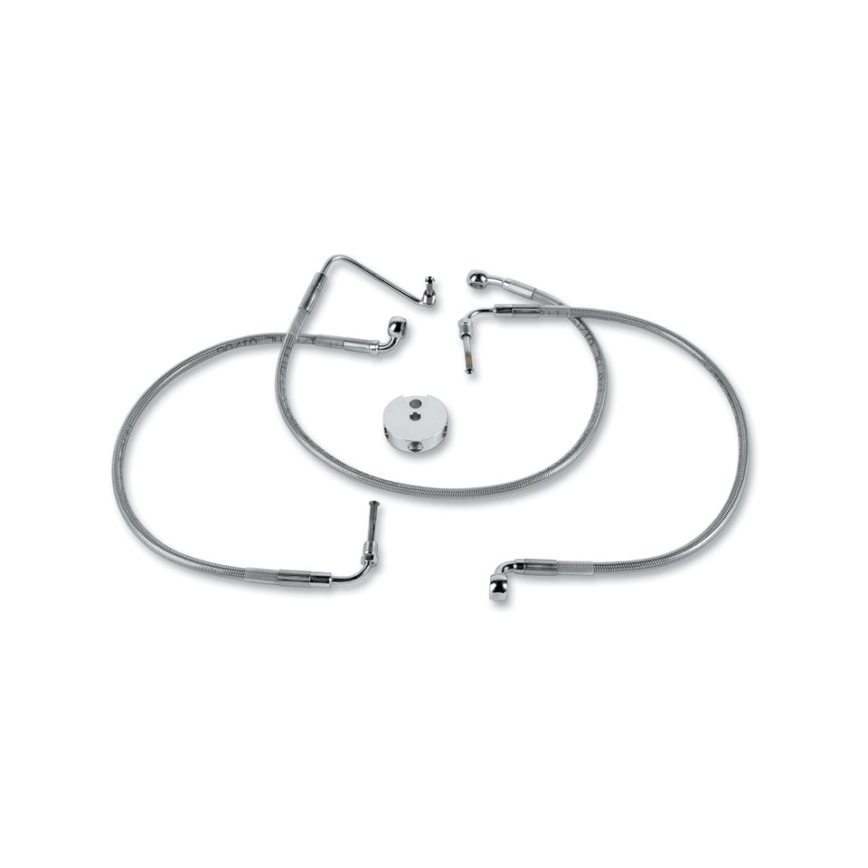 DRAG SPECIALTIES - BRAKE LINE - FRONT - STAINLESS STEEL