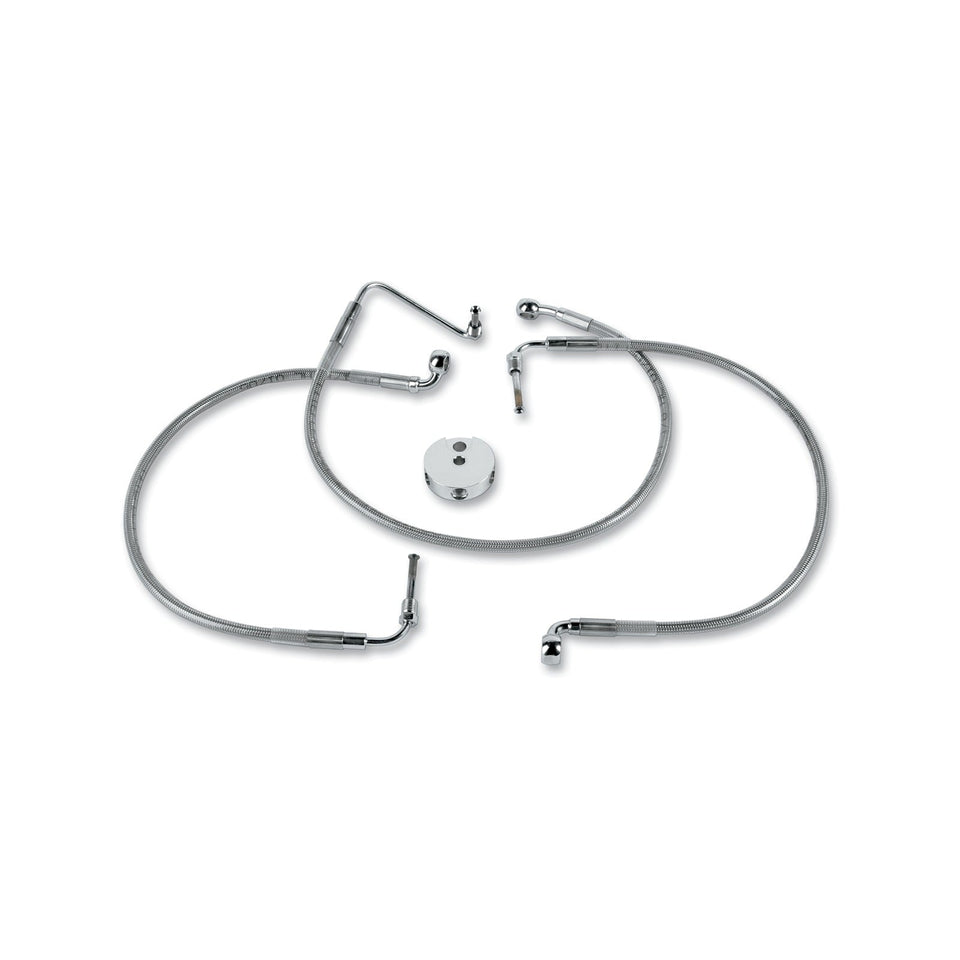 DRAG SPECIALTIES - BRAKE LINE - FRONT - STAINLESS STEEL