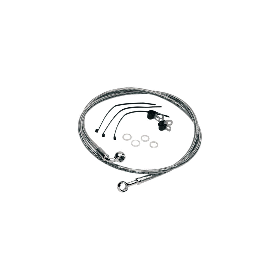 DRAG SPECIALTIES - BRAKE LINE - FRONT (UPPER) - STAINLESS STEEL