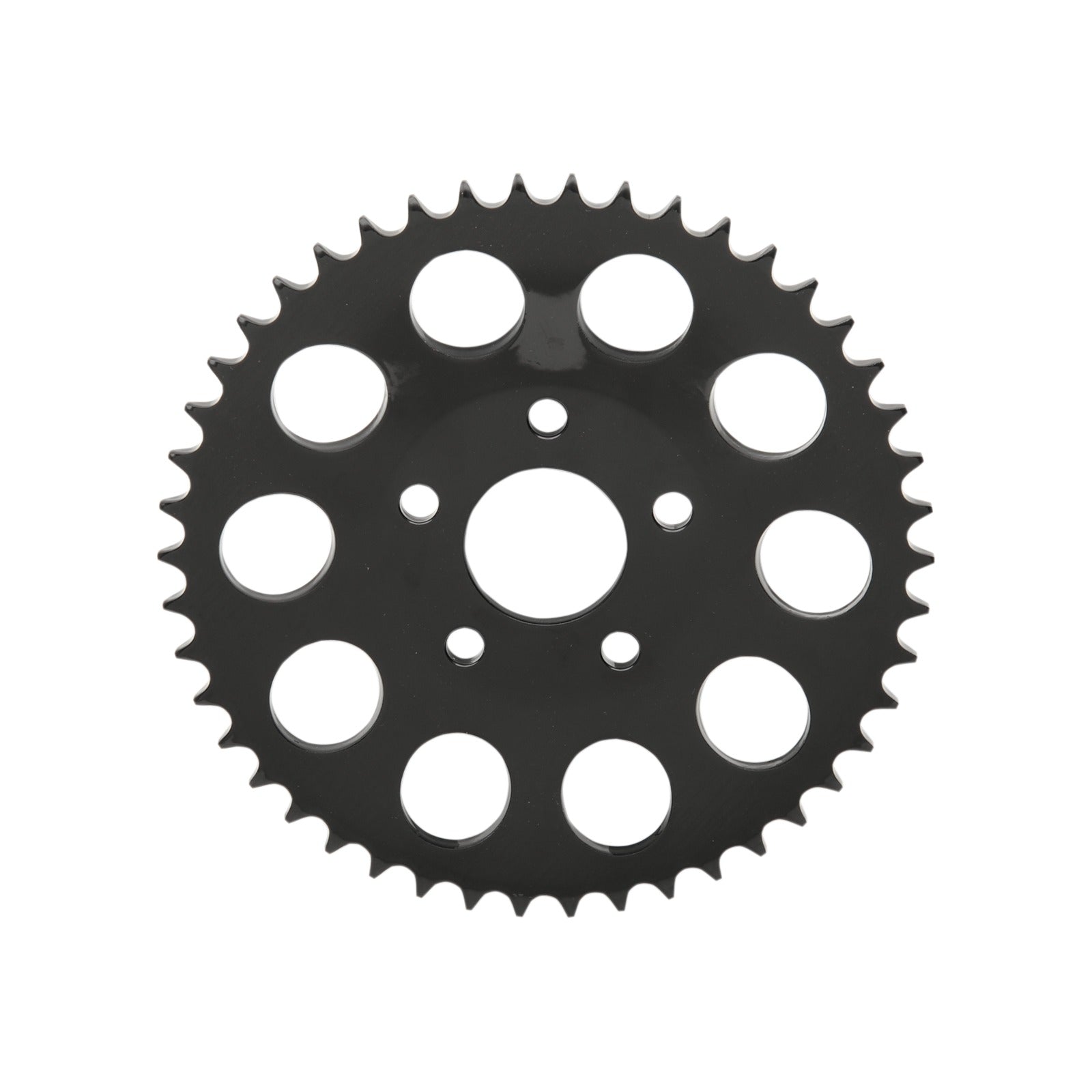 DRAG SPECIALTIES - REAR SPROCKET - DISHED - 46 TOOTH - BLACK - '82-'85 FXR/FXRS