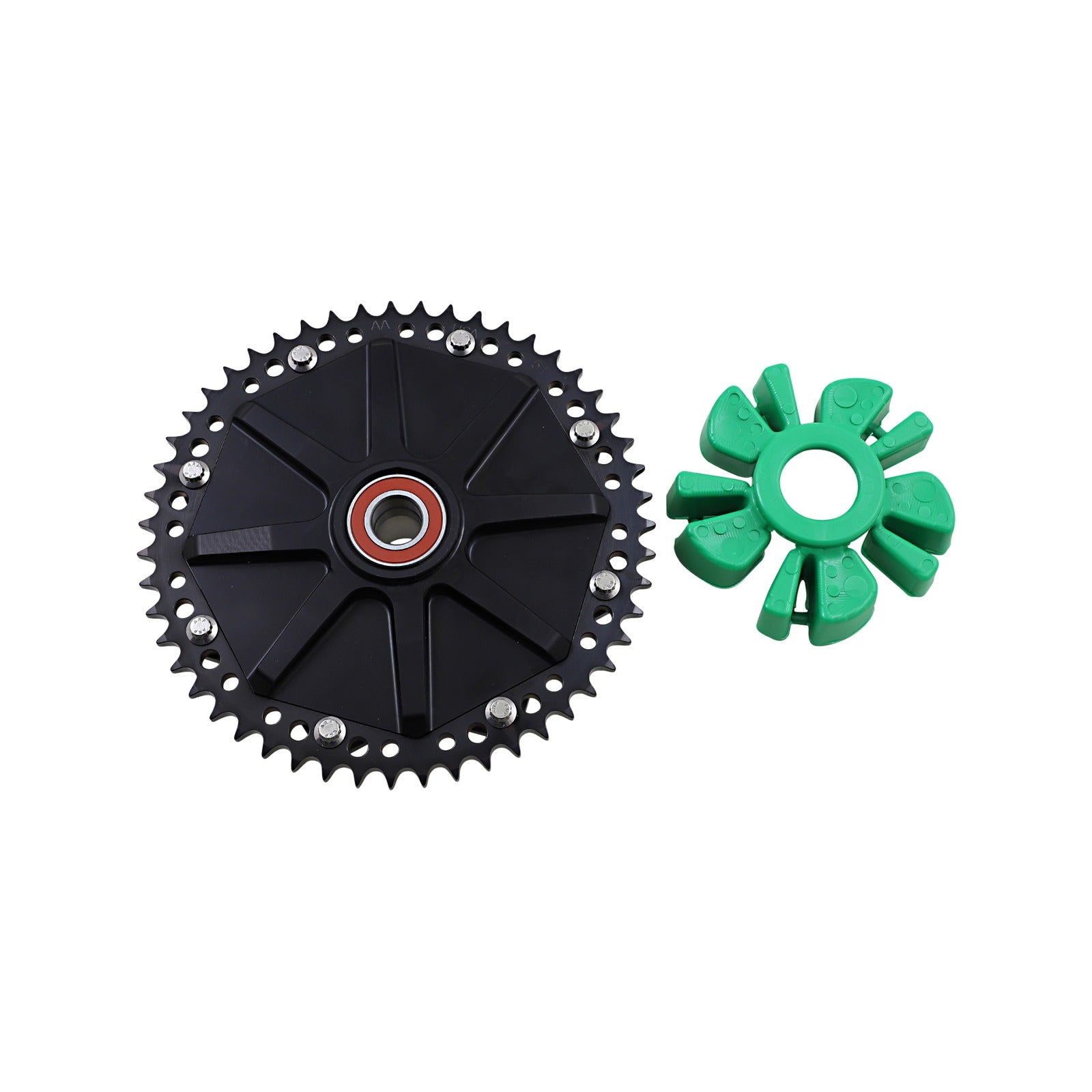 ALLOY ART - CUSH DRIVE SPROCKET - BLACK - 51 TOOTH