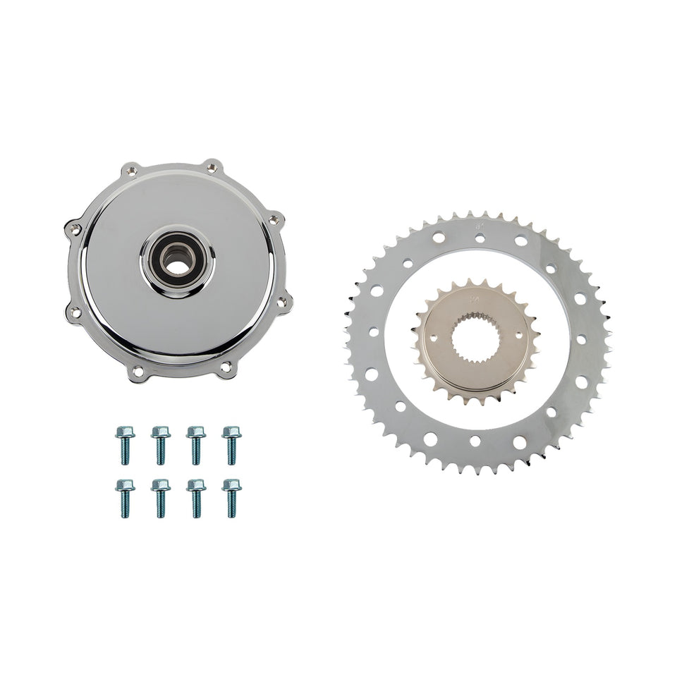 DRAG SPECIALTIES - CONVERSION SPROCKET KIT - CHROME - '09-'16 TOURING/TRIKE
