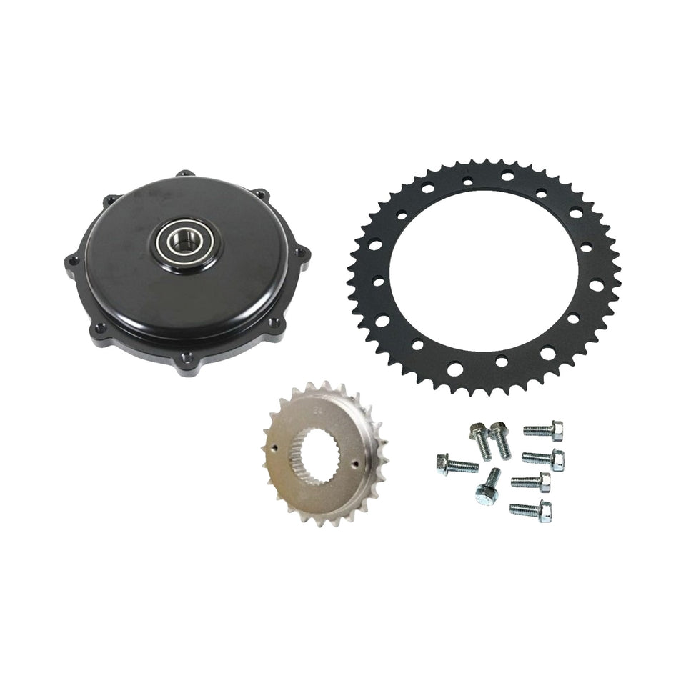 DRAG SPECIALTIES - CONVERSION SPROCKET KIT - BLACK - '09-'16 TOURING/TRIKE