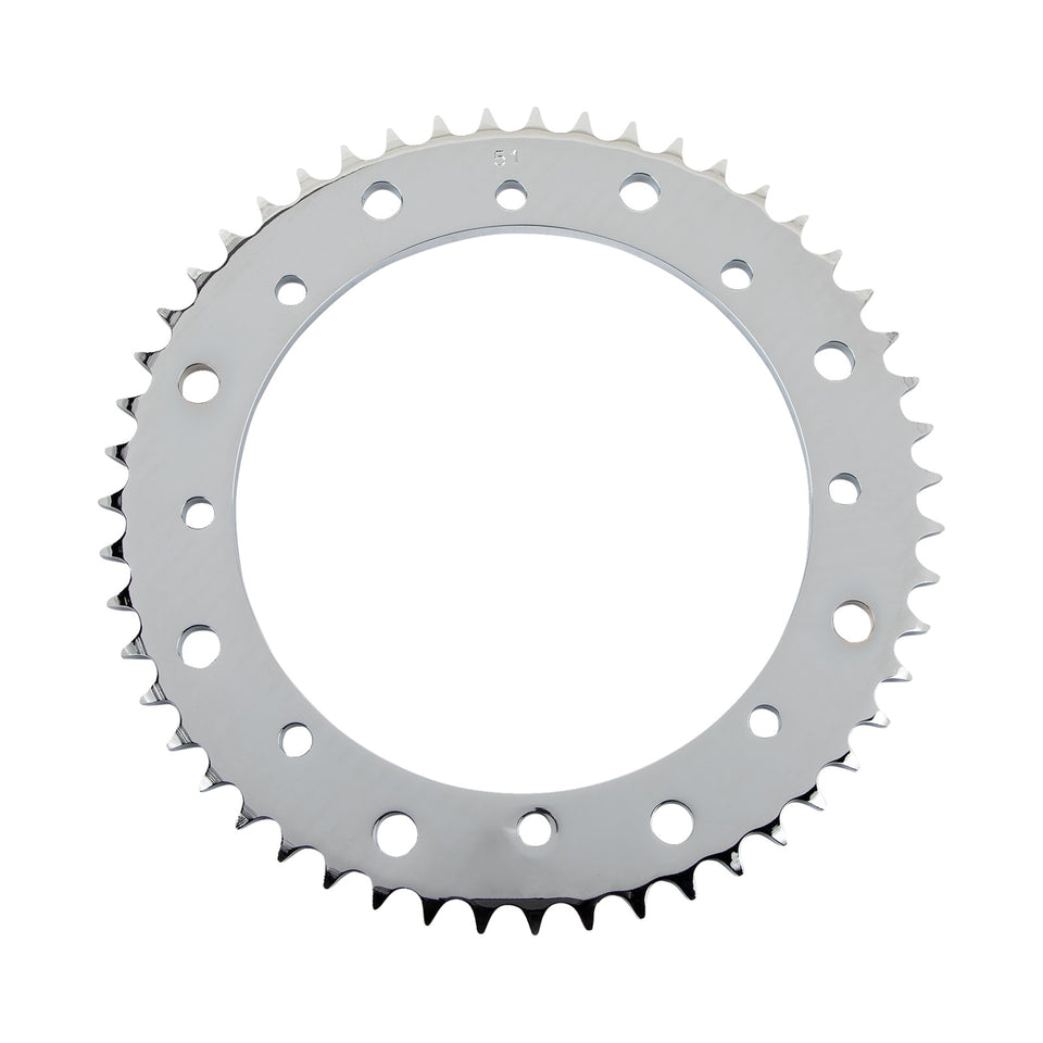 DRAG SPECIALTIES - REAR SPROCKET - 51 TOOTH - CHROME - TOURING/TRIKE