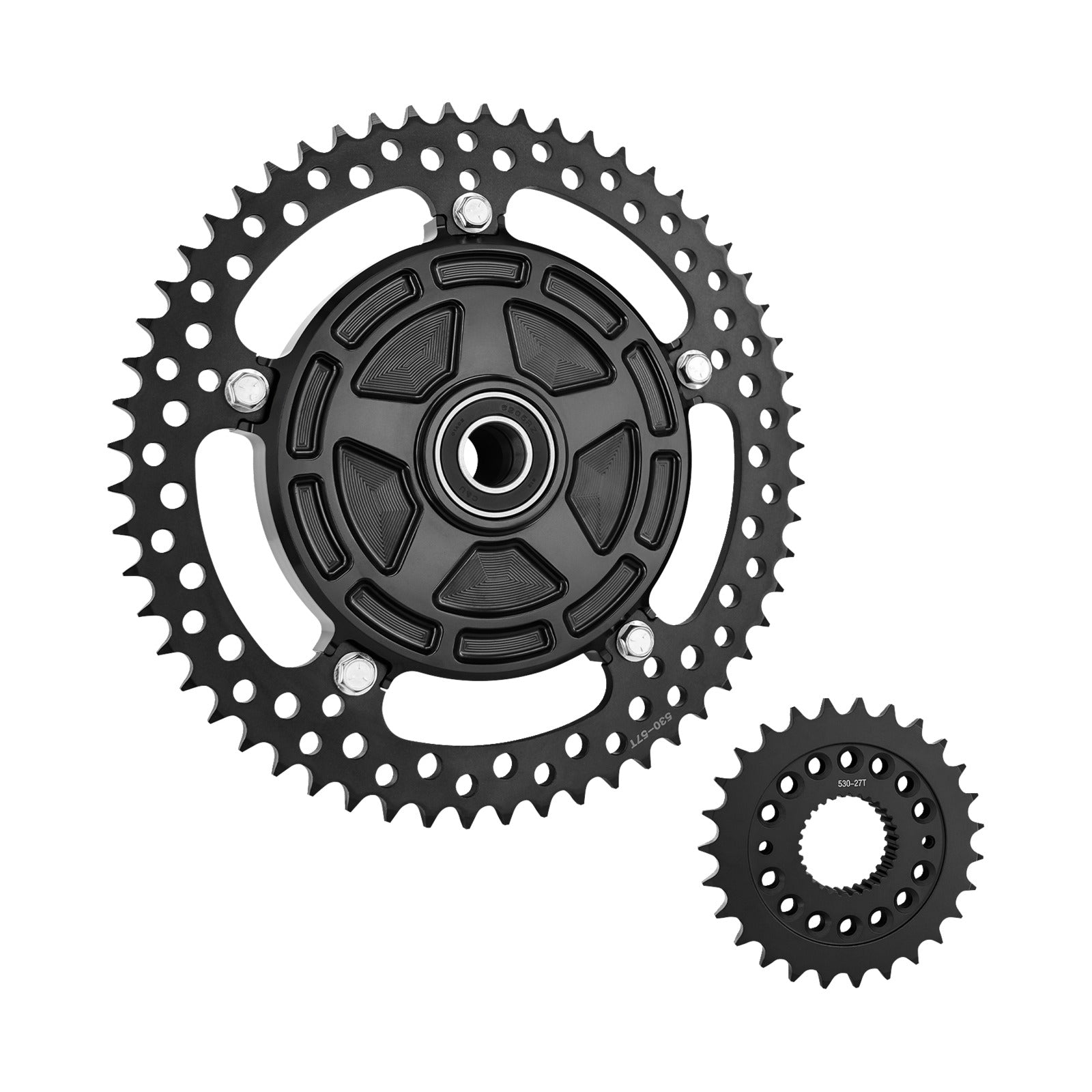 ARLEN NESS - CHAIN DRIVE KIT - 27/57 TOOTH - BLACK - FLT/FLH