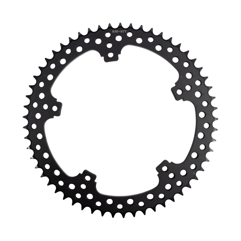 ARLEN NESS - REAR SPROCKET - JAGGED - 57 TOOTH - BLACK - FLT/FLH