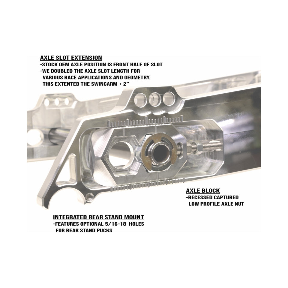 ALLOY ART - SWINGARM - THE SWINGER - '09-'23 FLHT/FLHR/FLHX/FLTRX/FLTRU/FLTRK