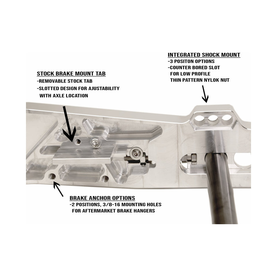 ALLOY ART - SWINGARM - THE SWINGER - '09-'23 FLHT/FLHR/FLHX/FLTRX/FLTRU/FLTRK