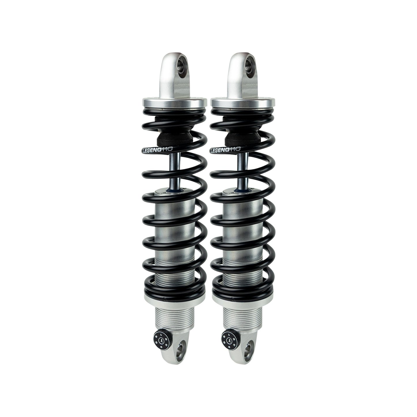 LEGEND SUSPENSION - REVO-A ADJUSTABLE DYNA COIL SUSPENSION - 13" - CLEAR ANODIZED - HEAVY-DUTY