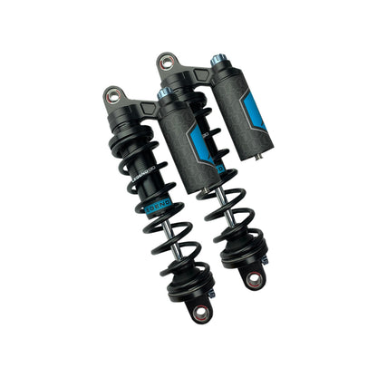 LEGEND SUSPENSION - REVO ARC PIGGYBACK SHOCKS - 13" - STANDARD - BLACK - '99-'17 DYNA