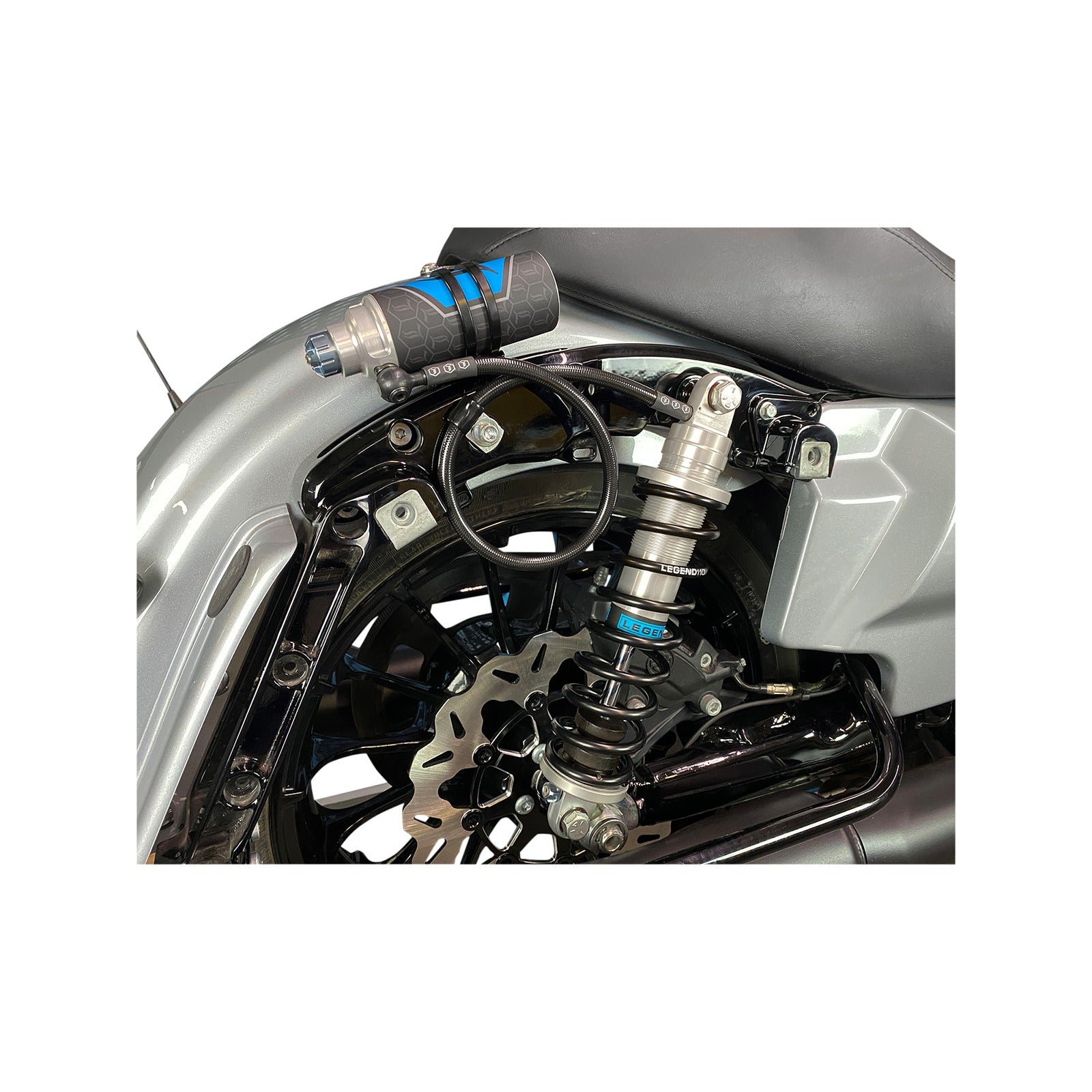 LEGEND SUSPENSION - REVO ARC REMOTE RESERVOIR SHOCKS - 13" - STANDARD - CLEAR