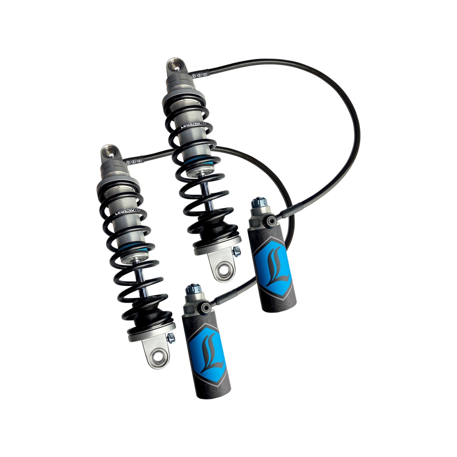 LEGEND SUSPENSION - REVO ARC REMOTE RESERVOIR SHOCKS - 13" - HEAVY DUTY - CLEAR