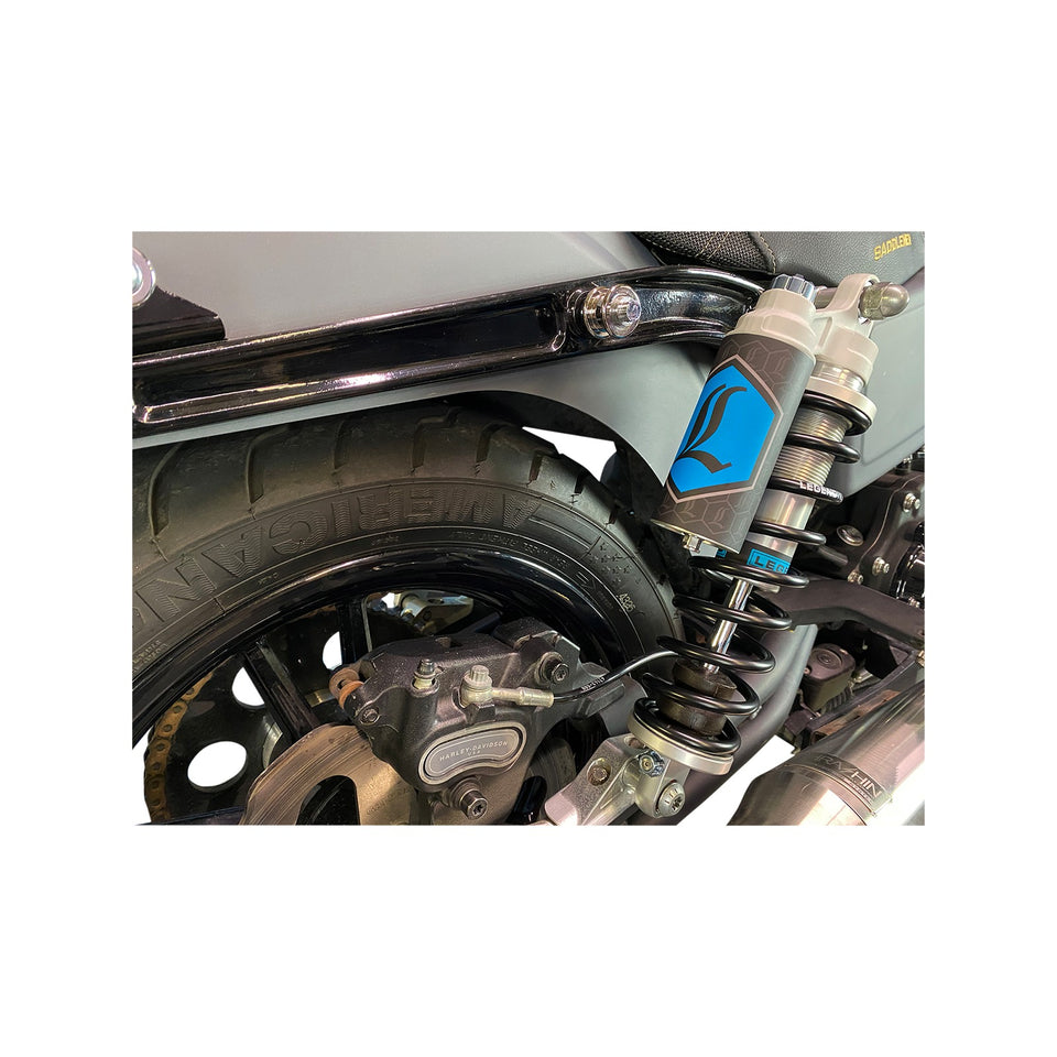 LEGEND SUSPENSION - REVO ARC PIGGYBACK SHOCKS - 13" - STANDARD - CLEAR - '99-'17 DYNA