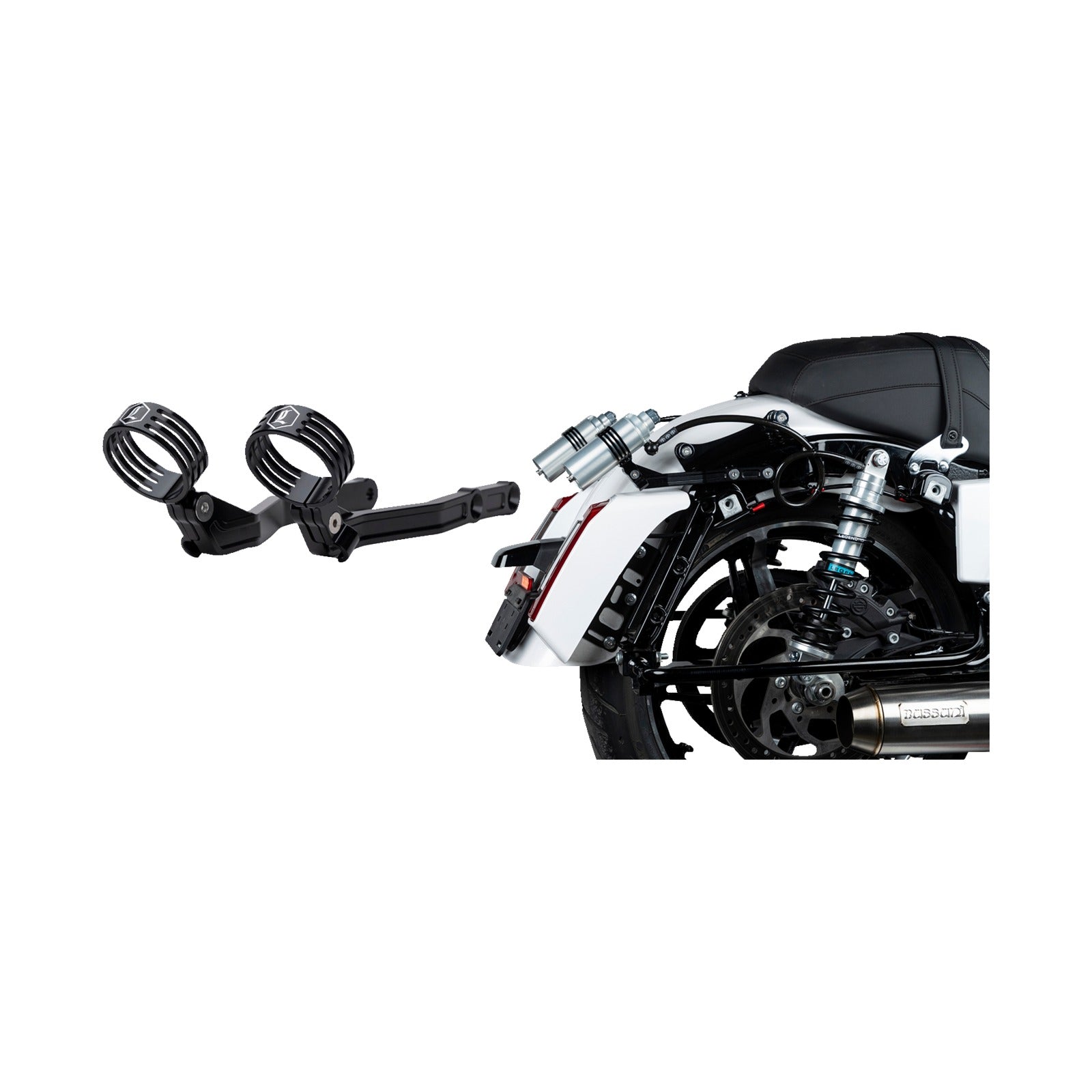 LEGEND SUSPENSION - REVO ARC EXTERNAL RESERVOIR MOUNTS - BLACK