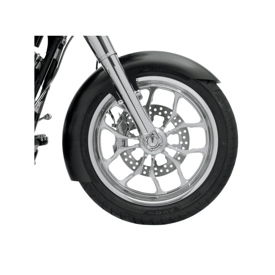 KLOCK WERKS - SLICER FRONT FENDER - BLACK - 21" WHEEL - HD DYNA/SOFTAIL