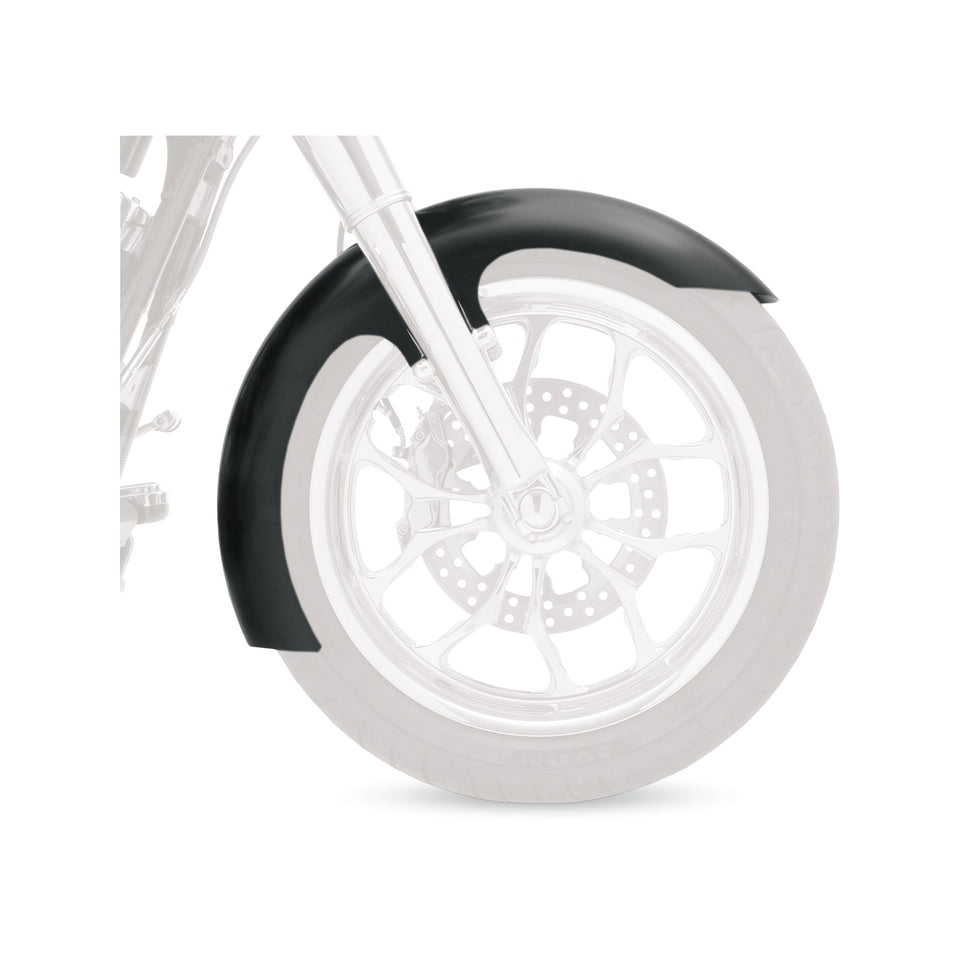 KLOCK WERKS - SLICER FRONT FENDER - BLACK - 21" WHEEL - HD DYNA/SOFTAIL