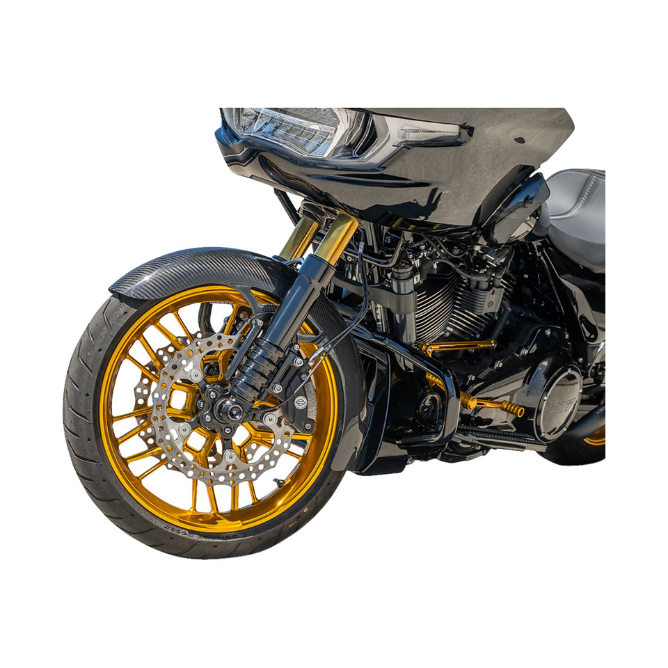 ARLEN NESS - CARBON FIBER FRONT FENDER - WRAPPER - 19" - FLT '99-'13
