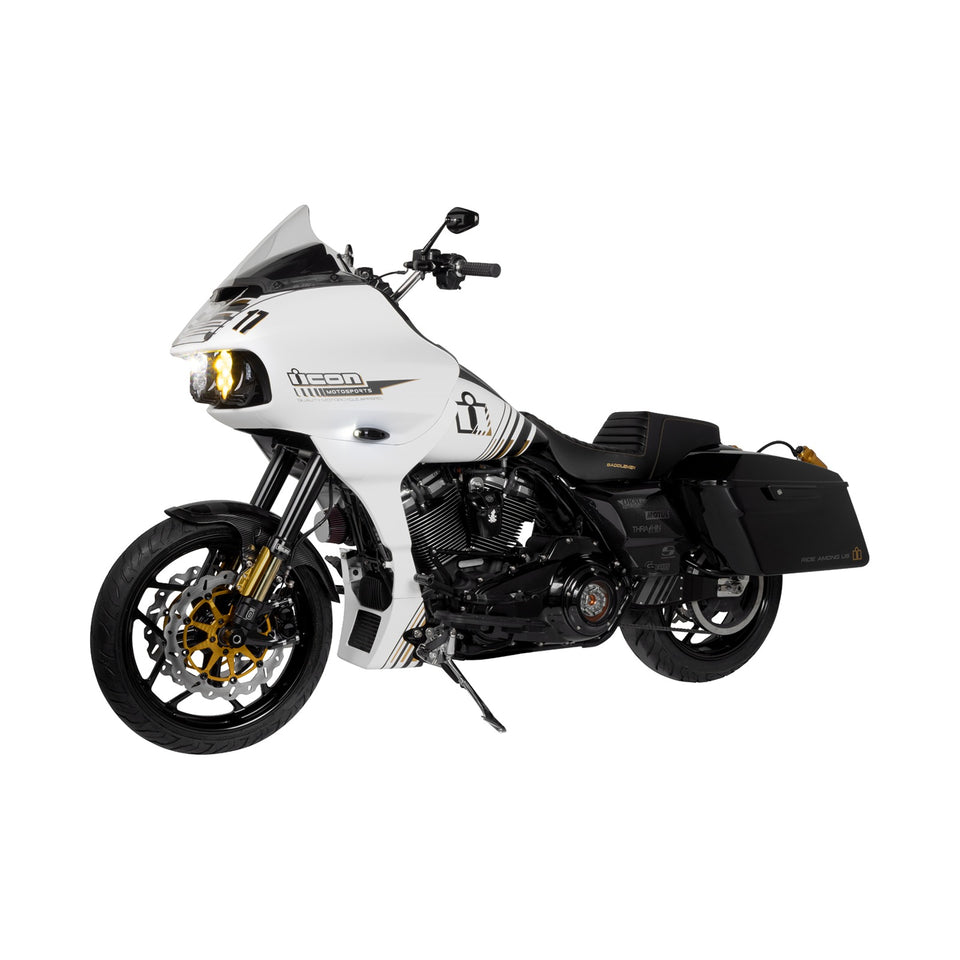 SADDLEMEN - FRONT FENDER CARBON FIBER GLOSS