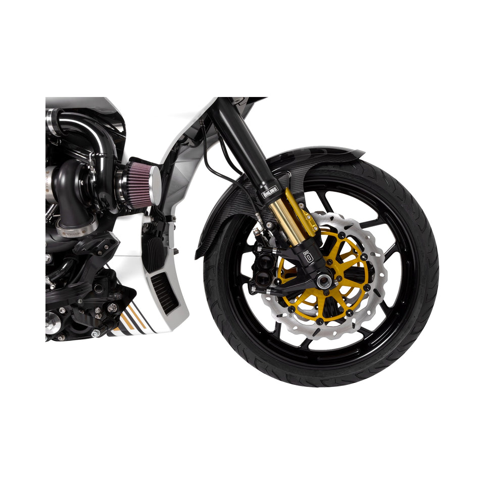 SADDLEMEN - FRONT FENDER CARBON FIBER GLOSS