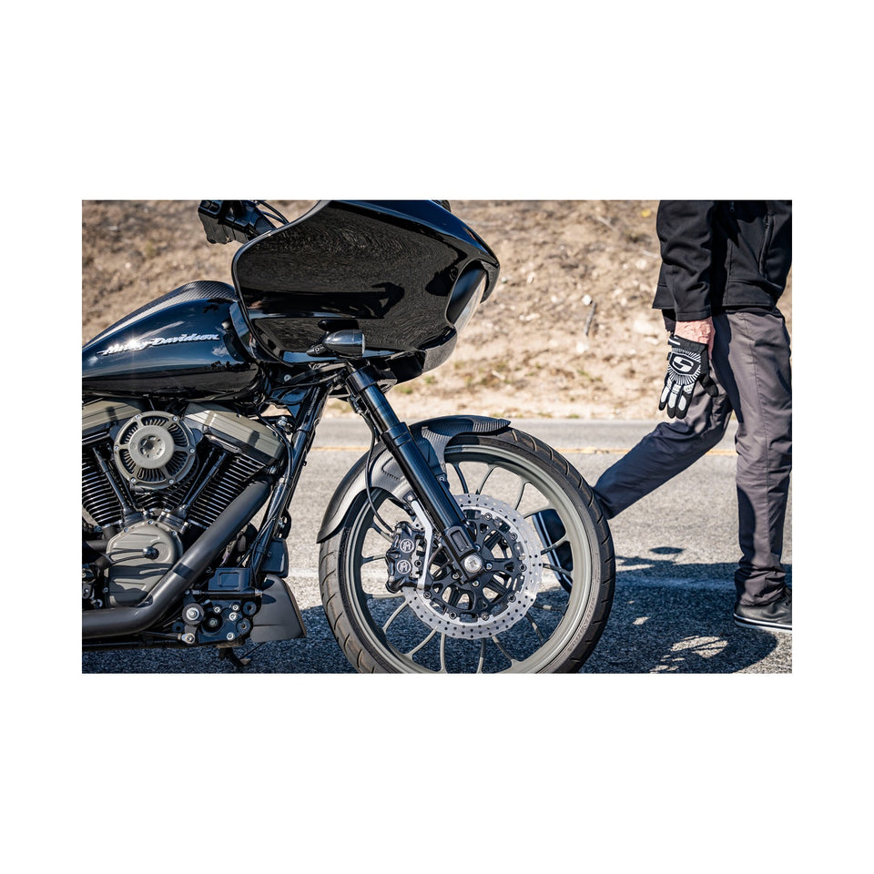 SADDLEMEN - FRONT FENDER CARBON FIBER GLOSS