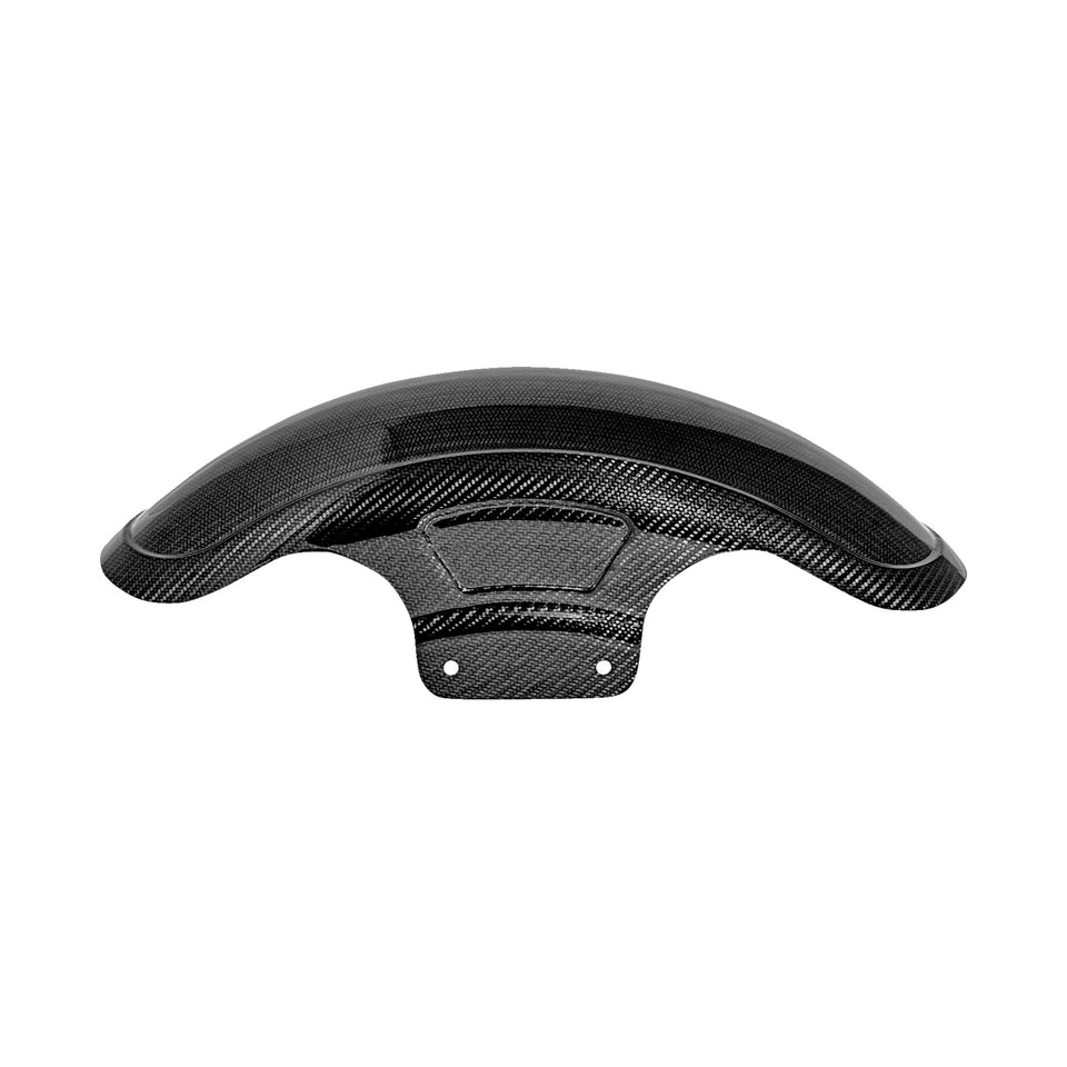 SADDLEMEN - CARBON FIBER FRONT FENDER - GLOSS - TOURING '23-'25