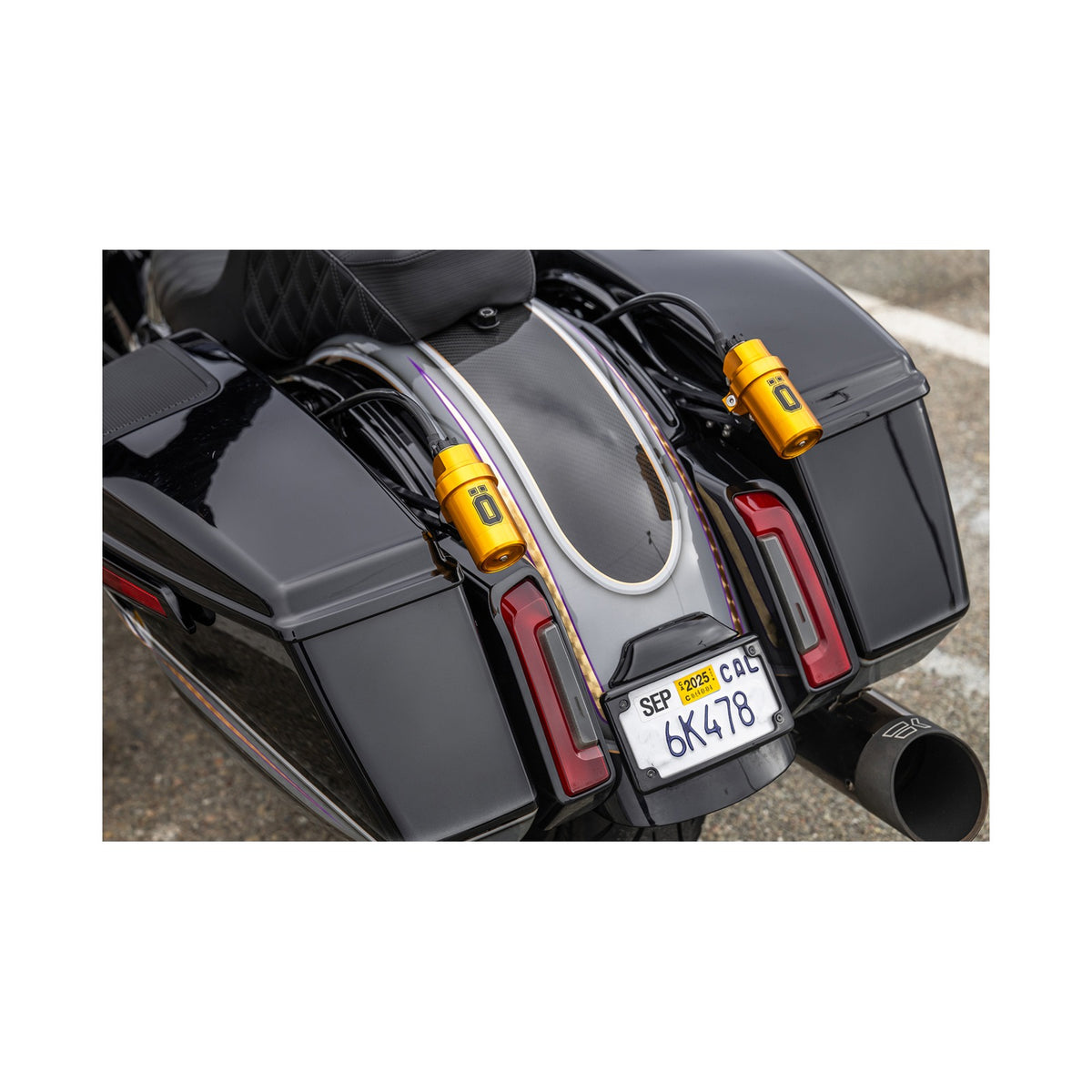 ARLEN NESS - REAR FENDER - FACTORY LIGHTING - CARBON FIBER - TOURING
