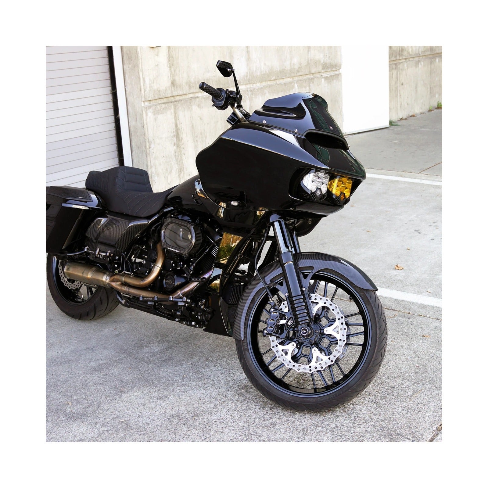 ARLEN NESS - FRONT FENDER - WRAPPER - 21" - CARBON FIBER/GLOSS - HD TOURING '23-'25