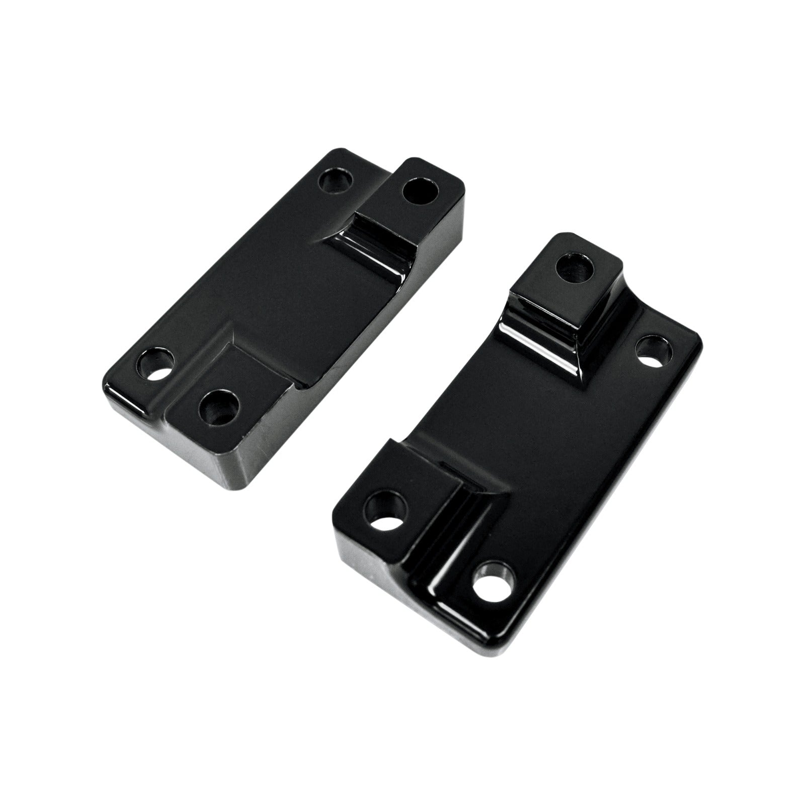 DRAG SPECIALTIES - FENDER-TO-FORK ADAPTERS - GLOSS BLACK