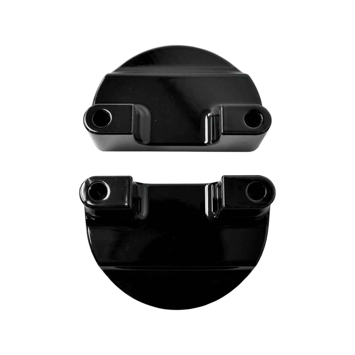 DRAG SPECIALTIES - FENDER-TO-FORK ADAPTERS - GLOSS BLACK