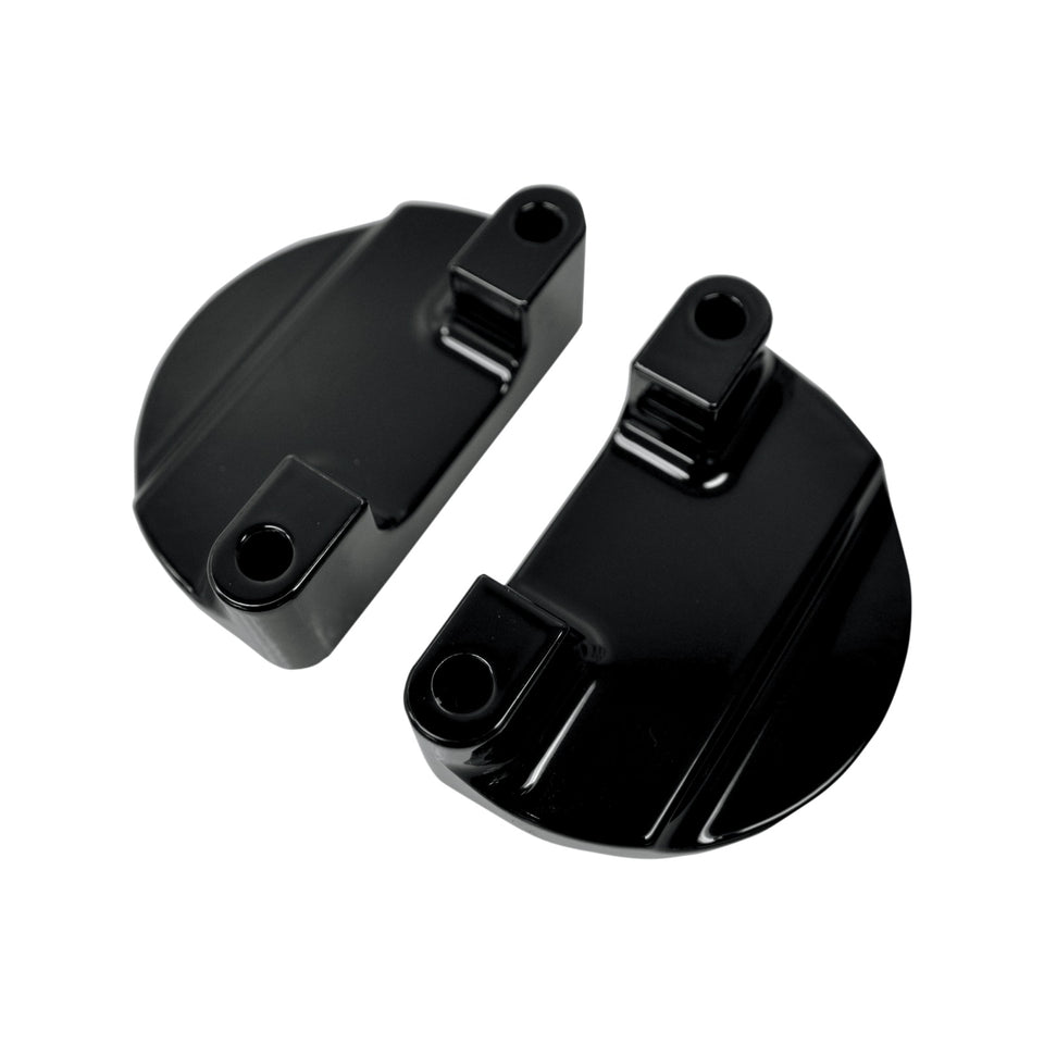 DRAG SPECIALTIES - FENDER-TO-FORK ADAPTERS - GLOSS BLACK