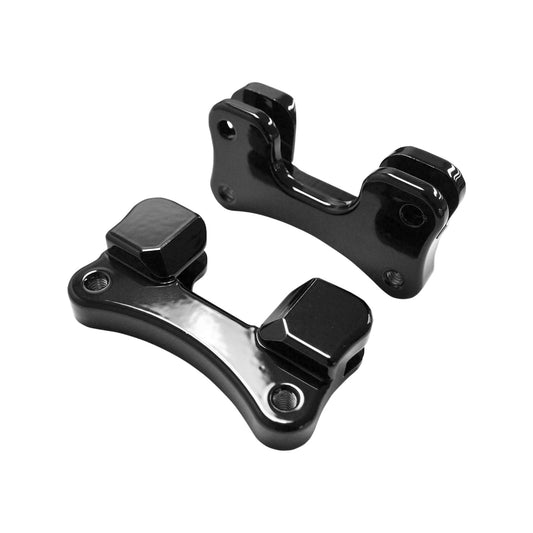 DRAG SPECIALTIES - FENDER-TO-FORK ADAPTERS - GLOSS BLACK