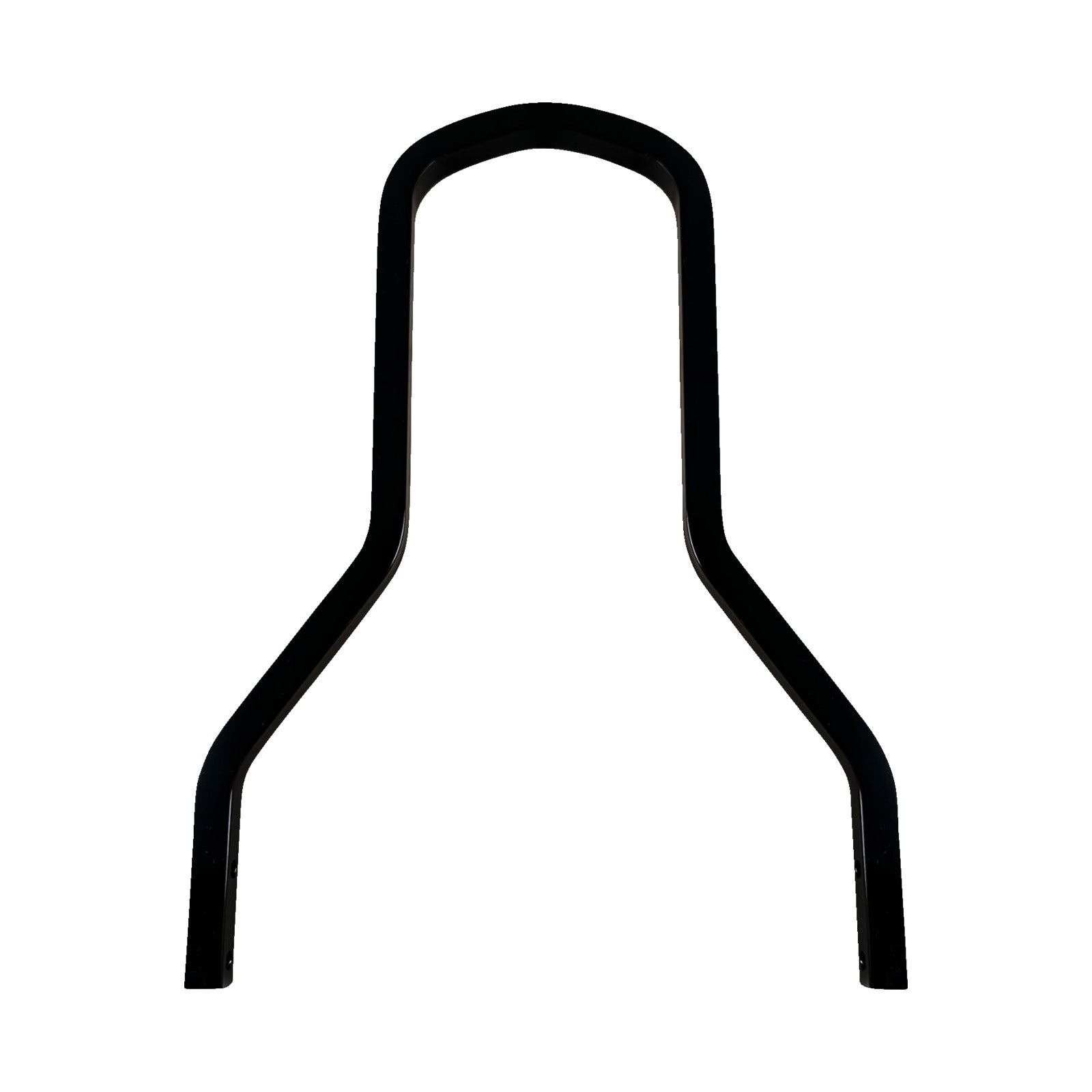 DRAG SPECIALTIES - SQUARE SISSY BAR - BLACK - 10.14" H X 8.75" W