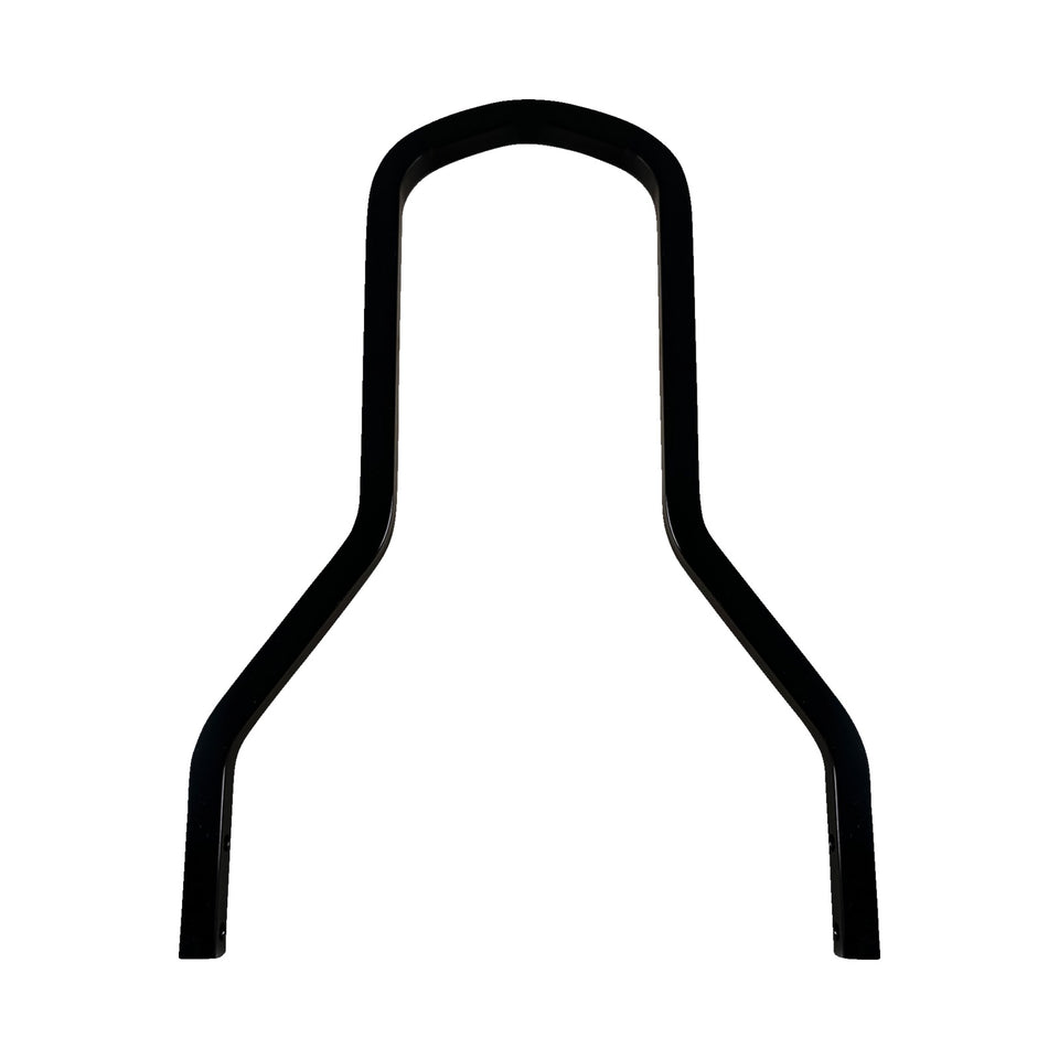 DRAG SPECIALTIES - SQUARE SISSY BAR - BLACK - 10.14" H X 8.75" W