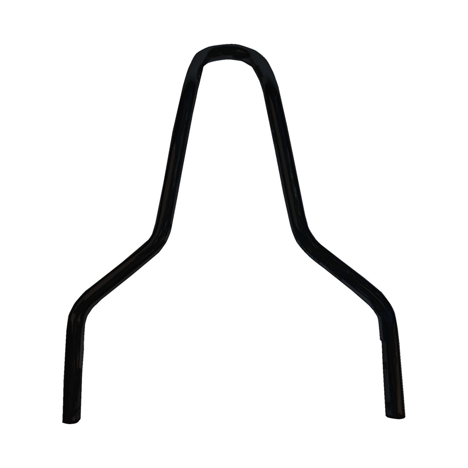 DRAG SPECIALTIES - ROUND SISSY BAR - BLACK - 11"H