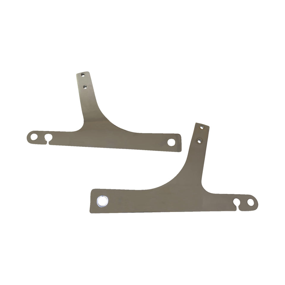 DRAG SPECIALTIES - SIDE PLATES - CHROME