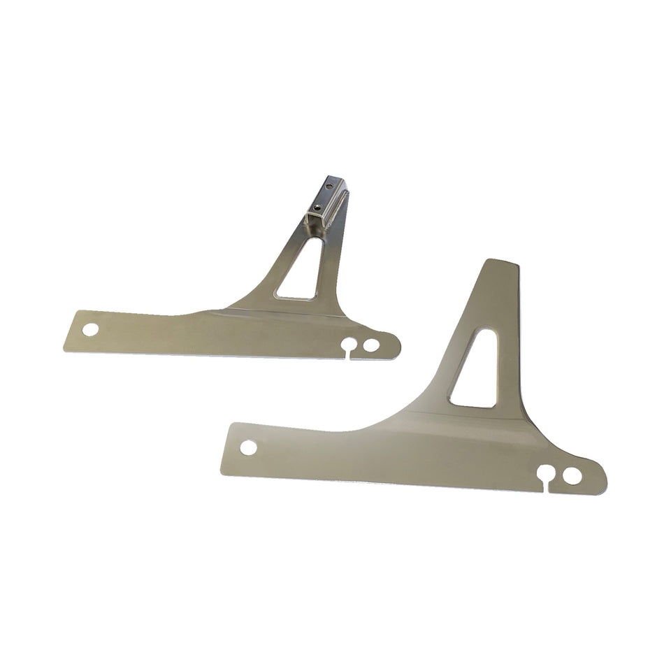 DRAG SPECIALTIES - SIDE PLATES - CHROME
