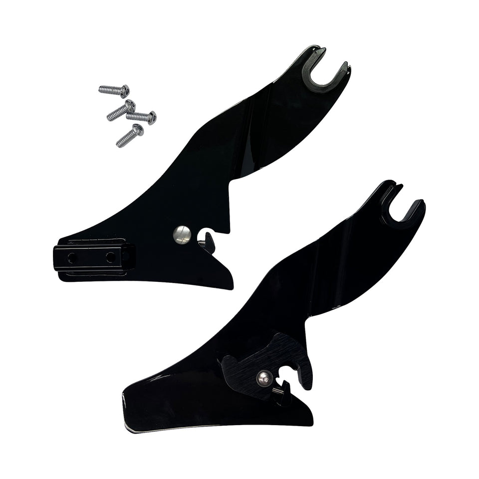 DRAG SPECIALTIES - QUICK RELEASE SIDE PLATES - BLACK