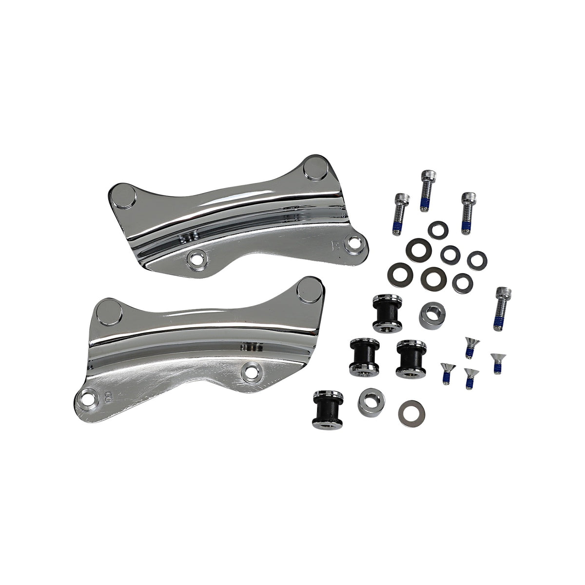 DRAG SPECIALTIES - BACKREST DOCKING KIT - CHROME