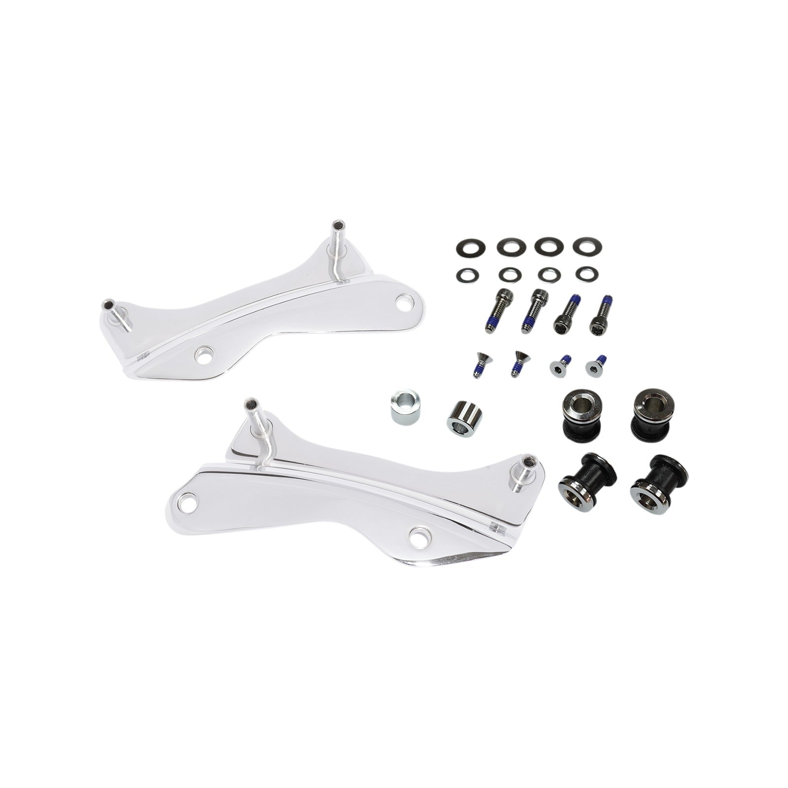 DRAG SPECIALTIES - BACKREST DOCKING KIT - CHROME