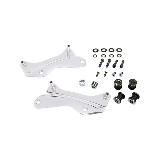 DRAG SPECIALTIES - BACKREST DOCKING KIT - CHROME