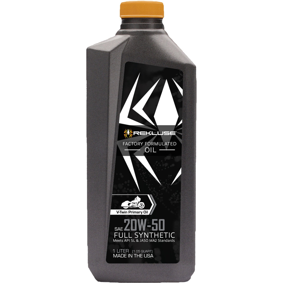 REKLUSE - PRIMARY FULL SYN V-TWIN OIL 20W50 1L