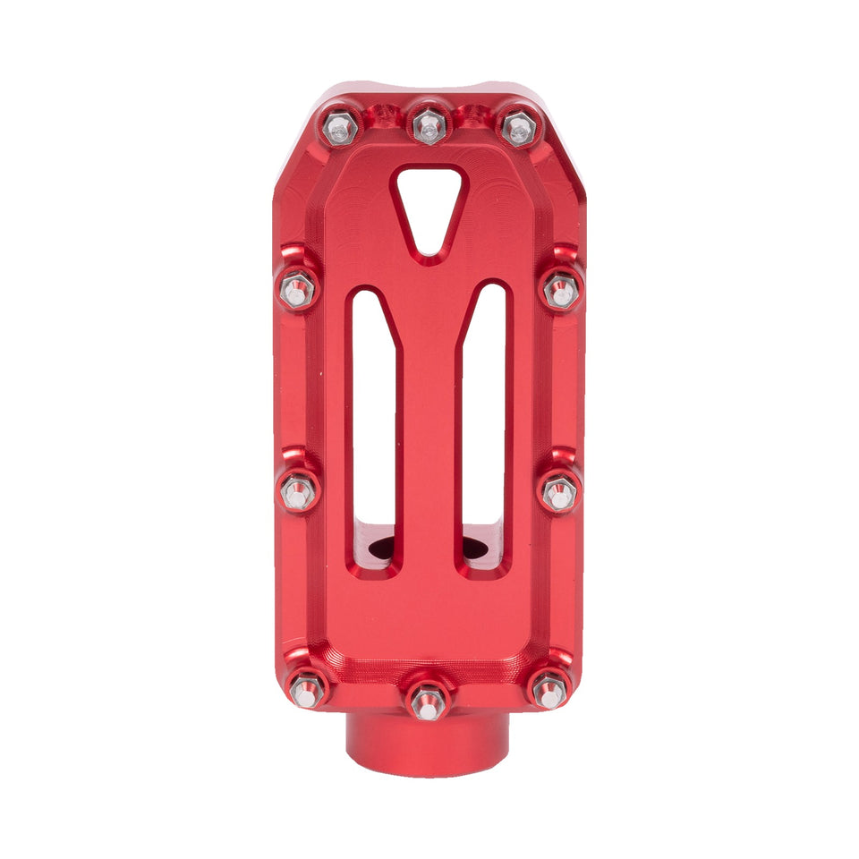 THRASHIN SUPPLY CO. - AGGRESSOR BRAKE PEDAL - RED - TOURING