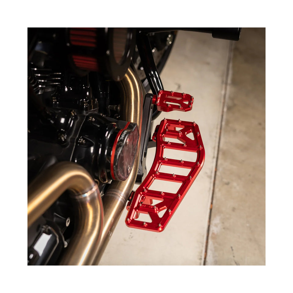 THRASHIN SUPPLY CO. - AGGRESSOR BRAKE PEDAL - RED - TOURING