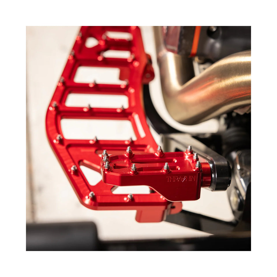 THRASHIN SUPPLY CO. - AGGRESSOR BRAKE PEDAL - RED - TOURING