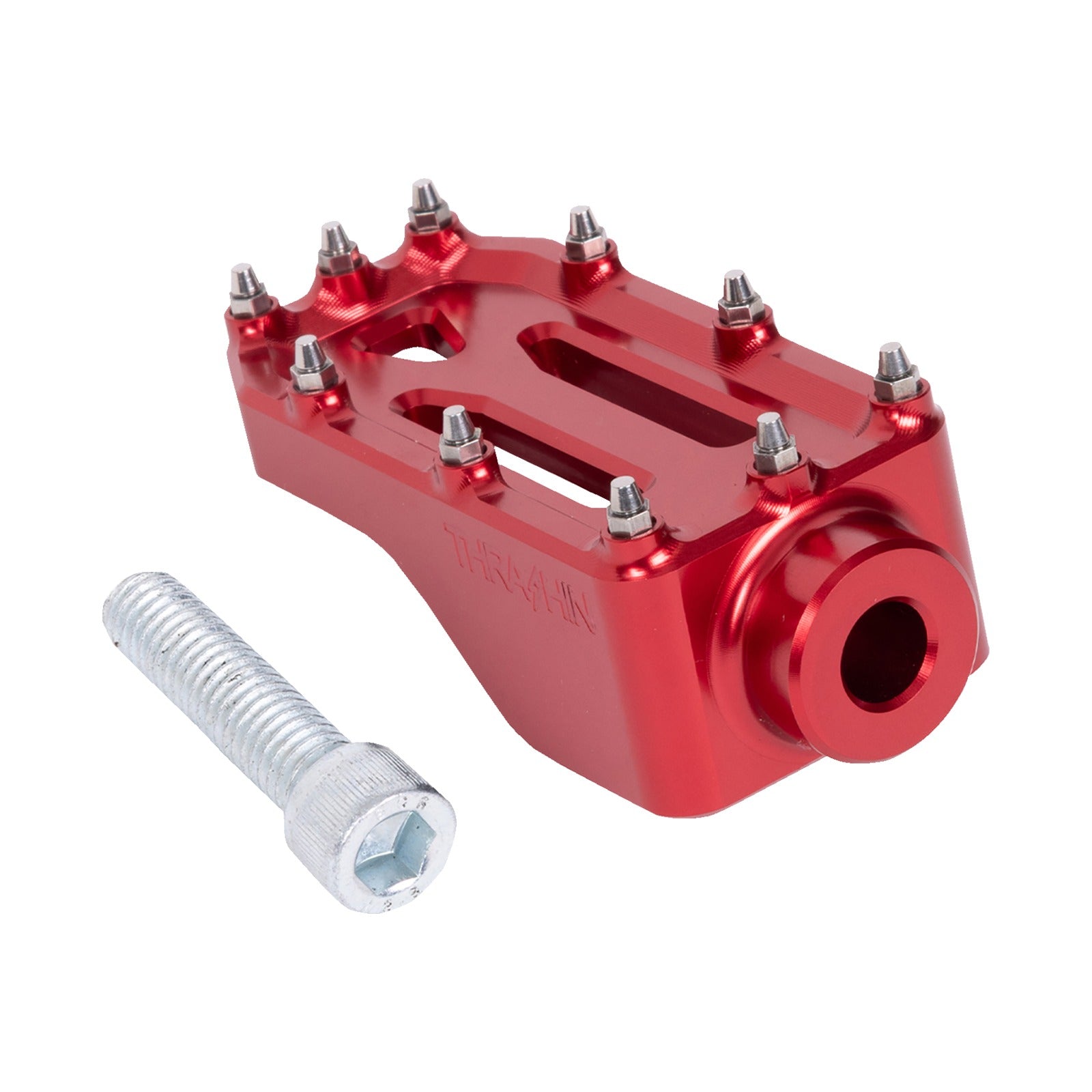 THRASHIN SUPPLY CO. - AGGRESSOR BRAKE PEDAL - RED - TOURING